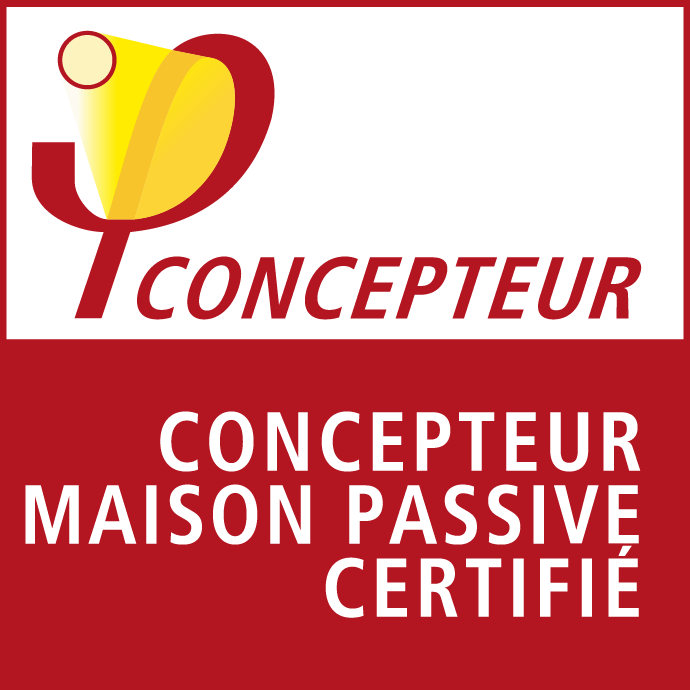 Logo Concepteur Europeen Maison Passive - Passivhaus - Bois&Home